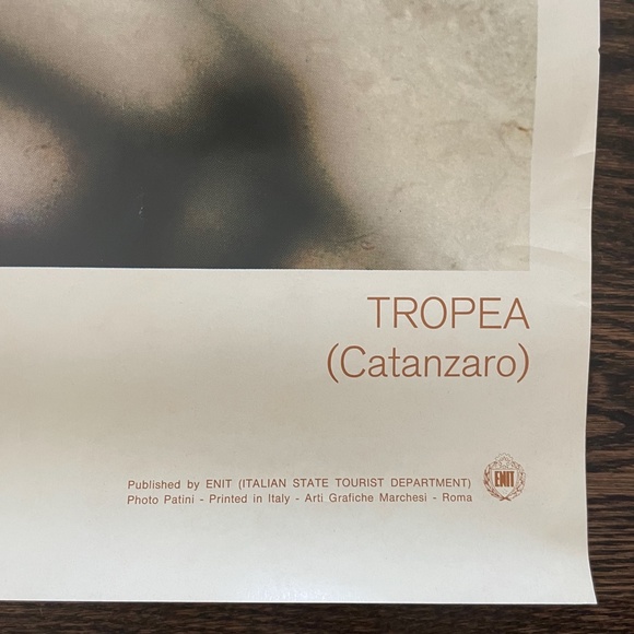 VINTAGE Authentic Italy Tourism Poster - Est 1970s - ENIT Italian State Tourism - Picture 2 of 3